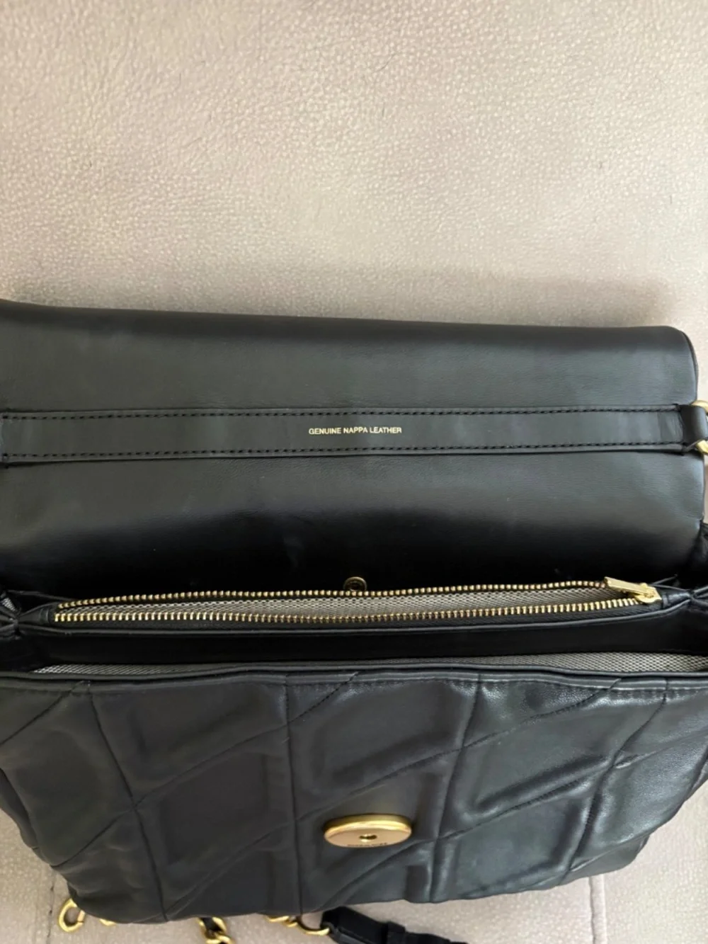 Coach Qlt Wsh Tabby 26 Brass/ Black - Picture 10 of 11